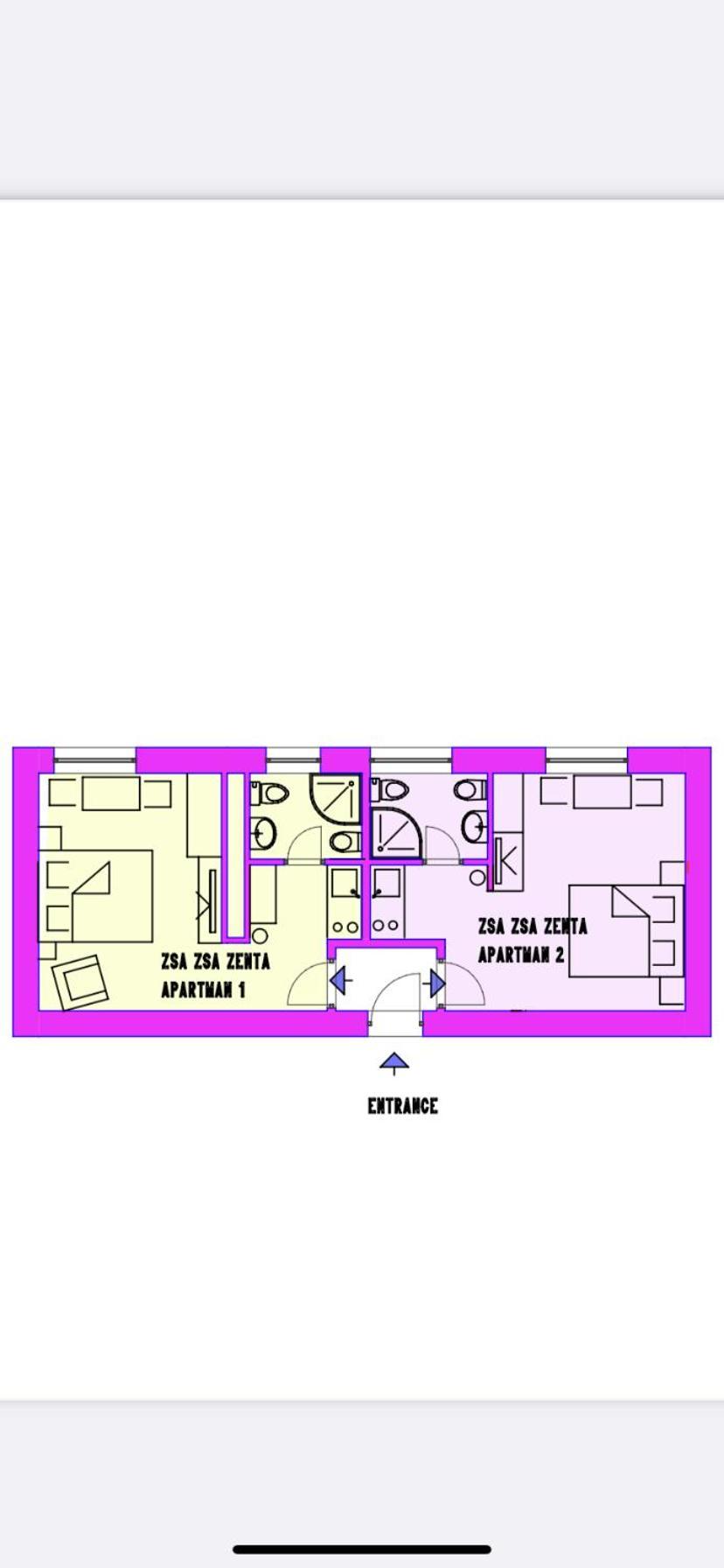 Apartment Zsa Zsa Zenta 1 Split Exterior photo